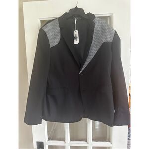 Men’s blazer jacket size XL black 2 button